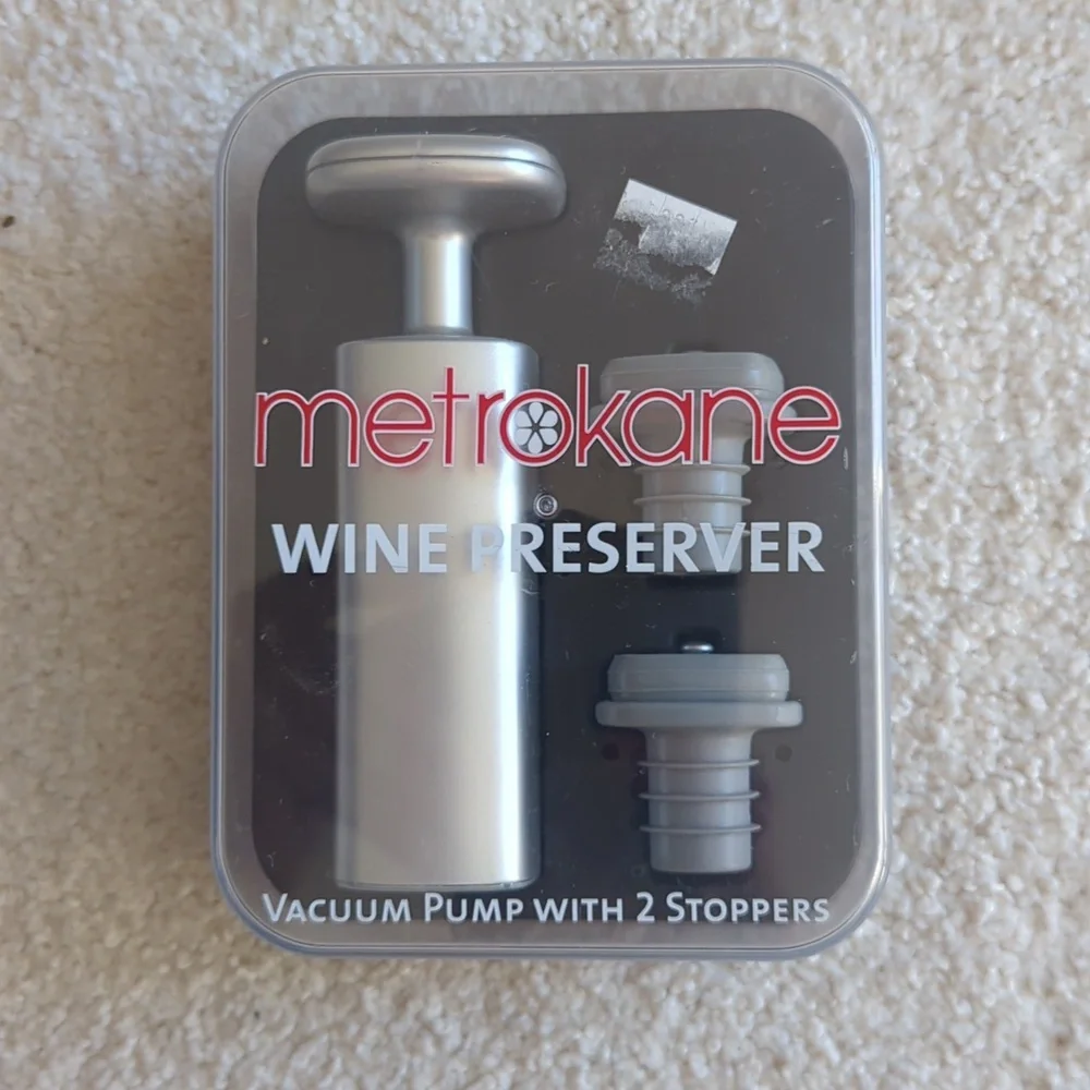 3 for $30. Wine preserver. Vacuum pump with 2 stoppers